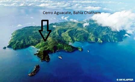 Vista aérea de Isla del Coco